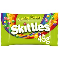 Skittles Crazy Sours Candy 45gm